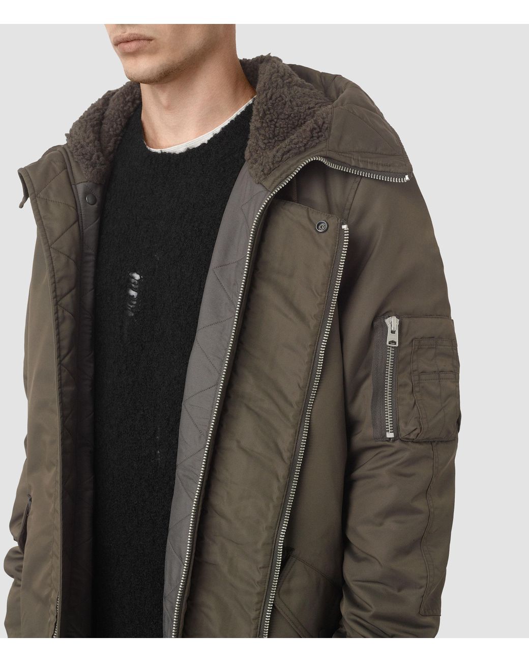 All saints mason best sale parka